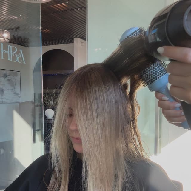 blowout bombshell at Hair by Aspen x Mia Salon in Mckinney, TX